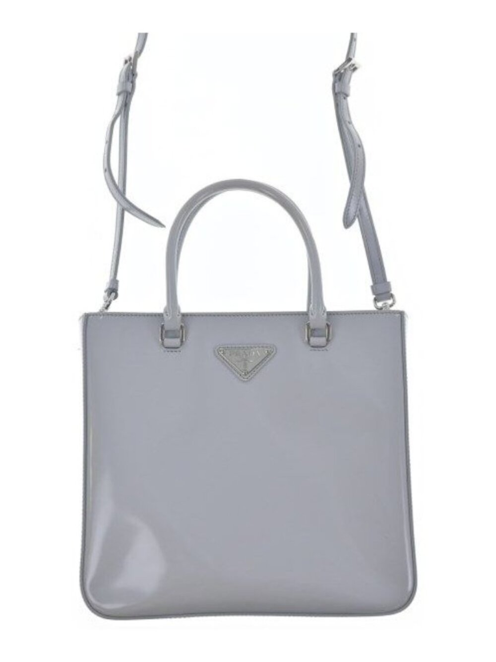 Prada Brushed Leather 2-Way Tote Bag